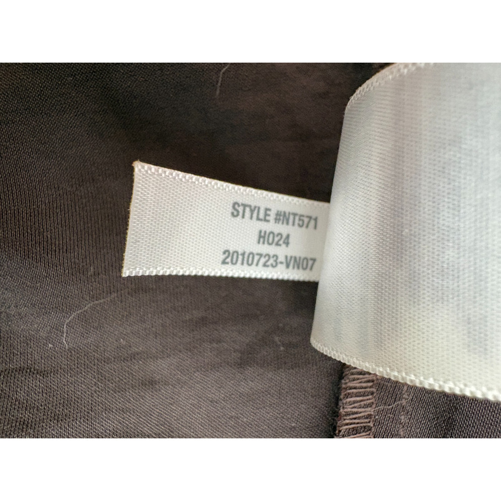 Madewell Brown Slip Dress Size 10 Midi Spaghetti Strap V Neck - Picture 15 of 16